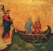 Duccio di Buoninsegna The Calling of the Apostles Peter and Andrew painting